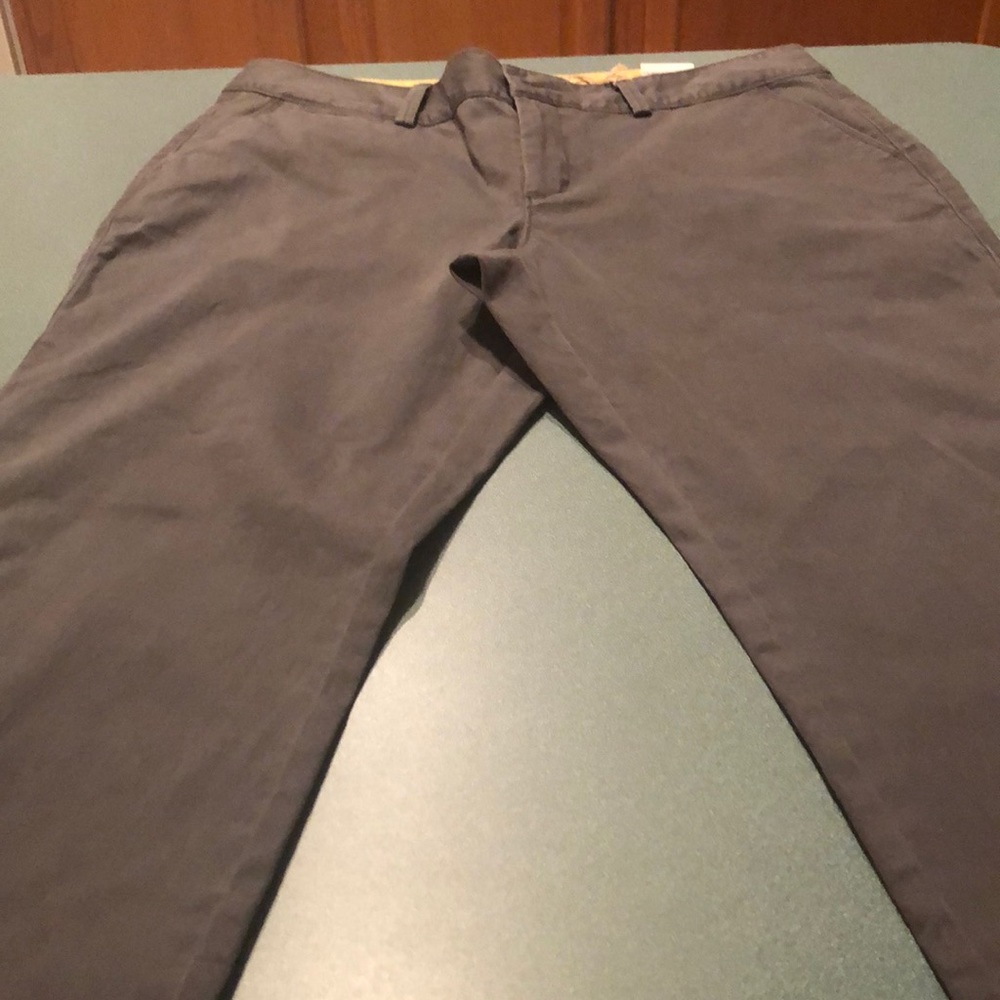 New gray twill pants